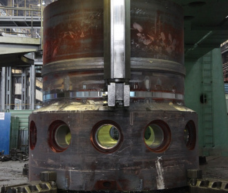 Завершен контроль качества кольцевого шва на полукорпусе второго реактора силовой установки «РИТМ-200»